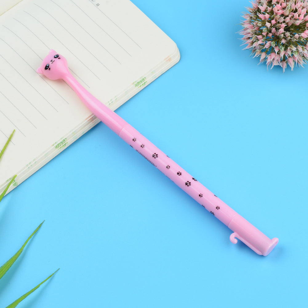 Wholesale Plastic Cartoon Tall Cat Gel Pen